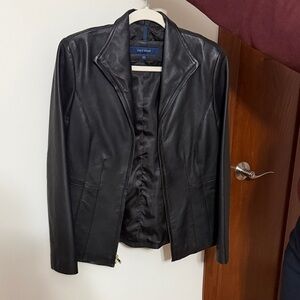 Cole Haan Black Leather Jacket